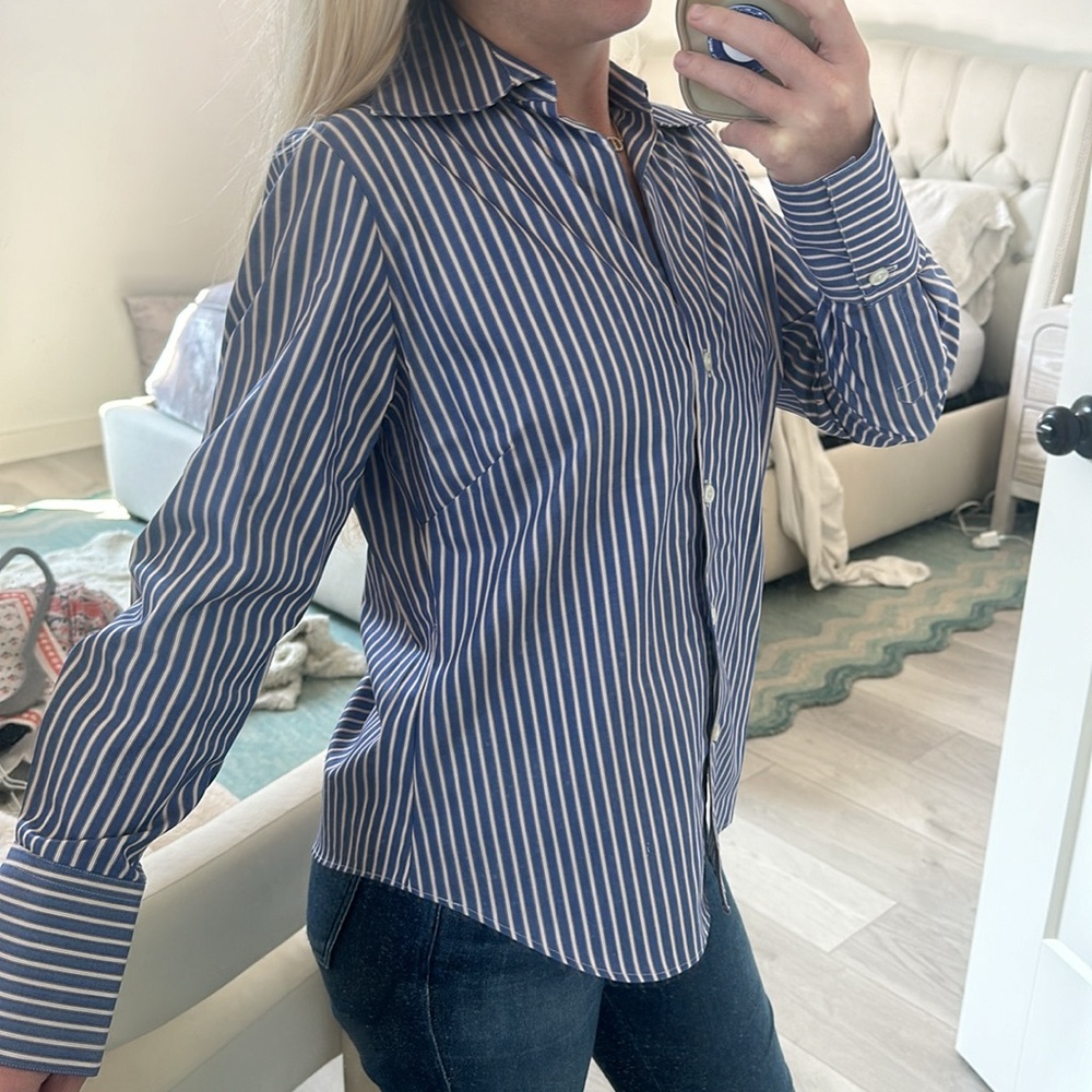 Beretta Striped Button Down Shirt - image 4